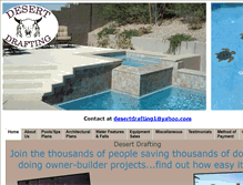 Tablet Screenshot of desert-drafting.com